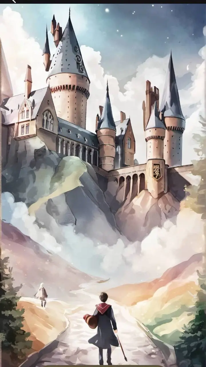 ai character: Harry Potter x mha background