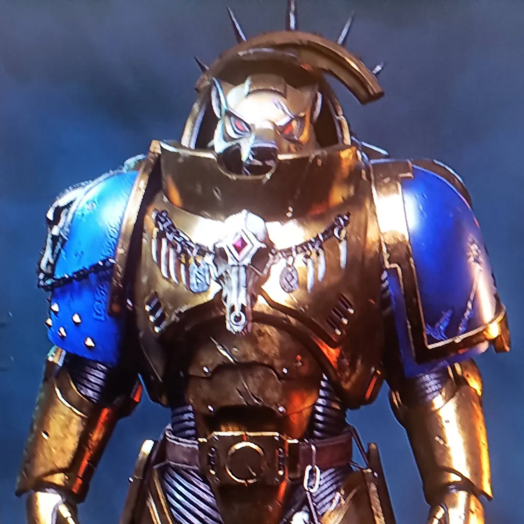 chat with ai character: golden heavy wolf