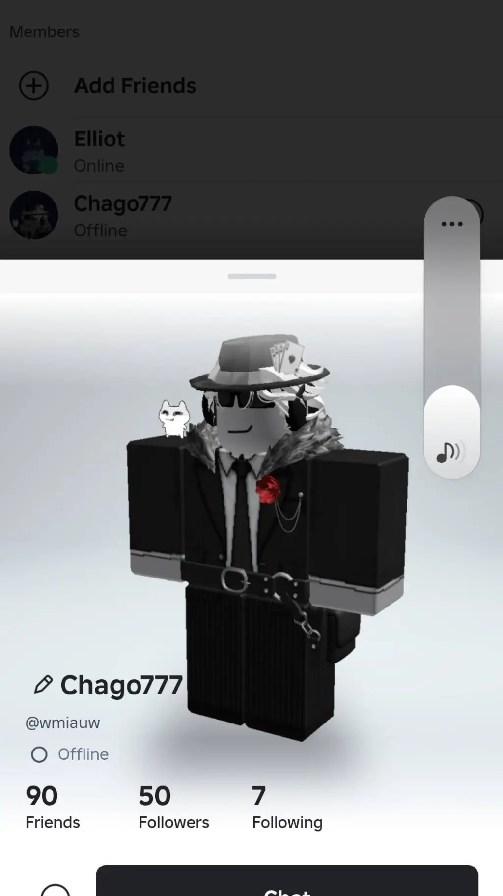 ai character: my freaky friend background