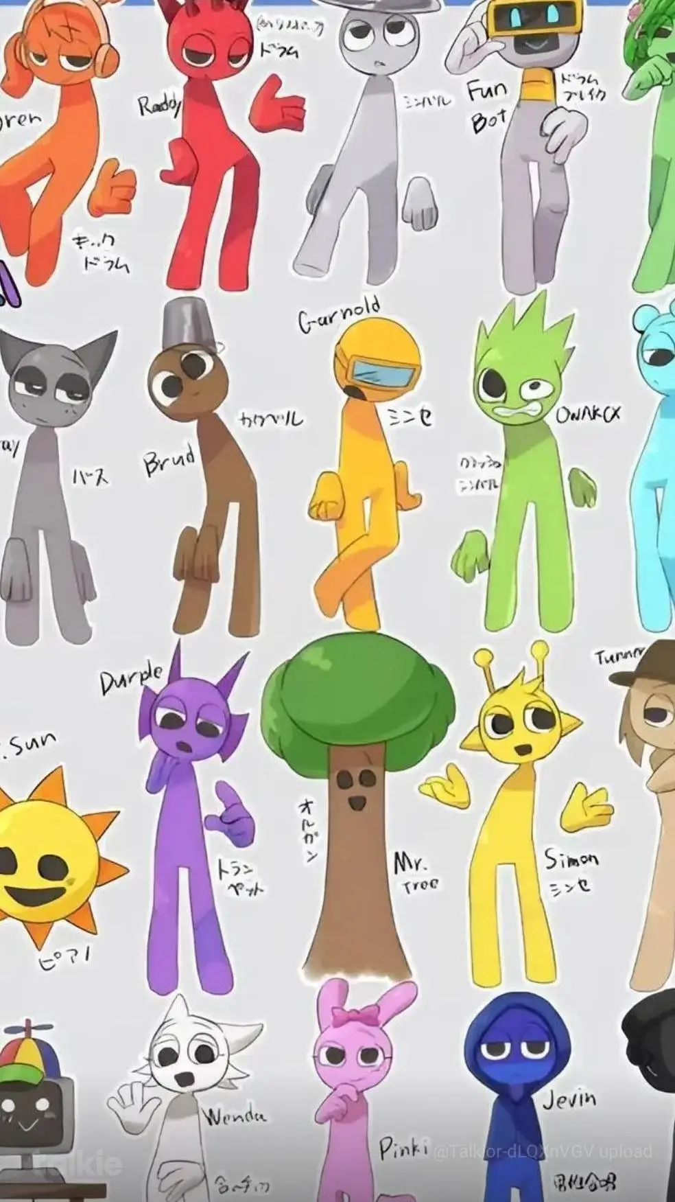 ai character: sprunki background