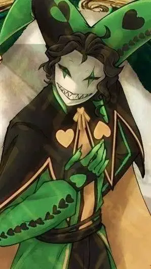 ai character: ~Harlequin~ background