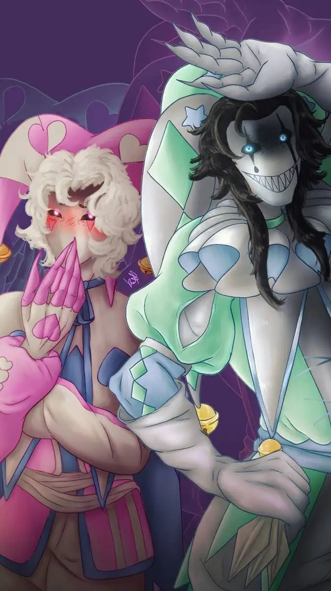 ai character: 🩵¿TealApple?🩷 background