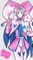 ai character: Inverted Harlequin background
