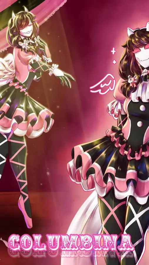 ai character: {♡Columbina♡} background