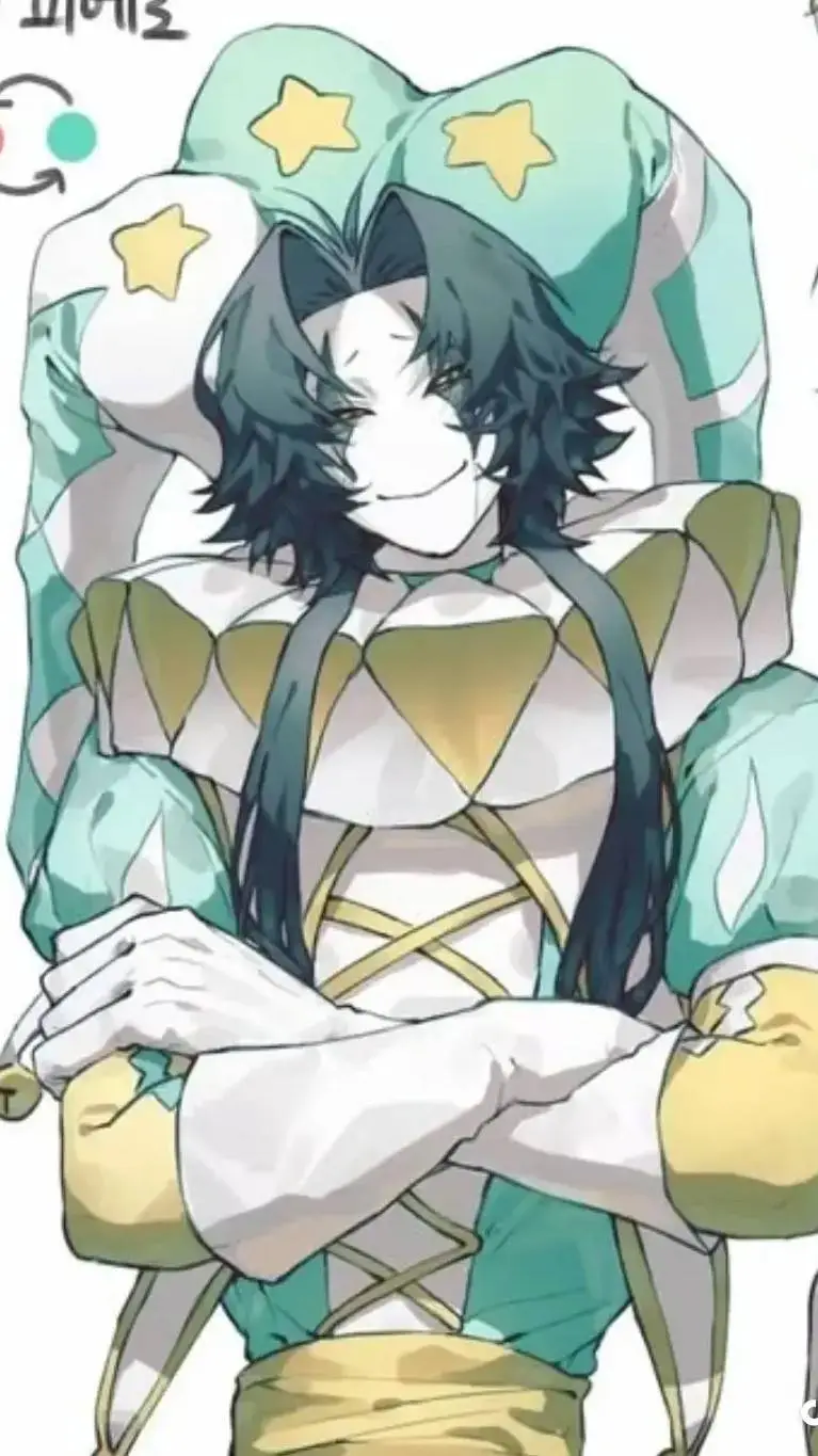 ai character: Inverted Pierrot background