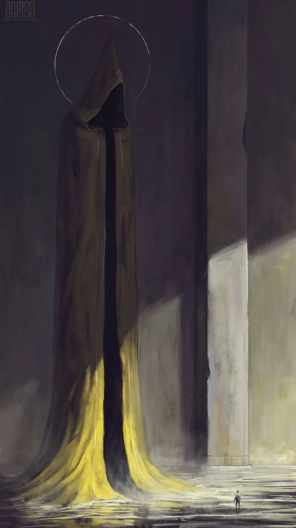 ai character: The King In Yellow background