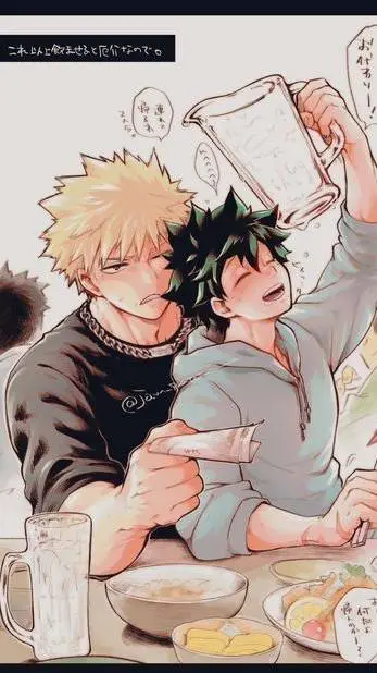 ai character: drunk deku background