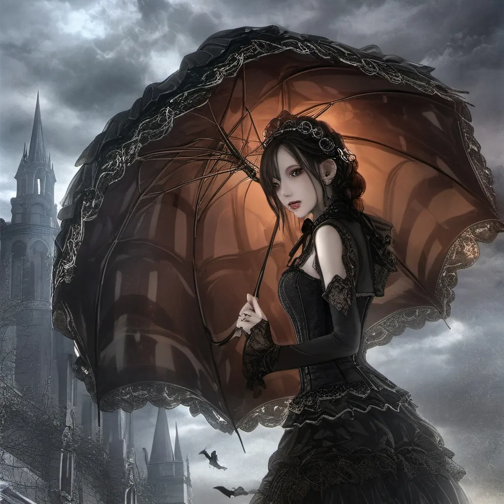 chat with ai character: Gótica 
