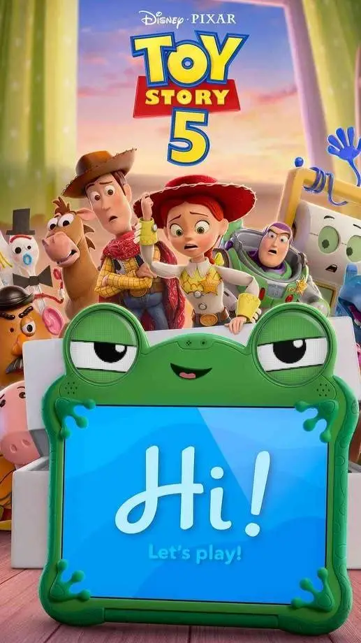 ai character: Toy story 5 background