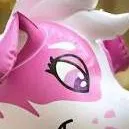 chat with ai character: pink dog