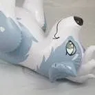 chat with ai character: light grey dog