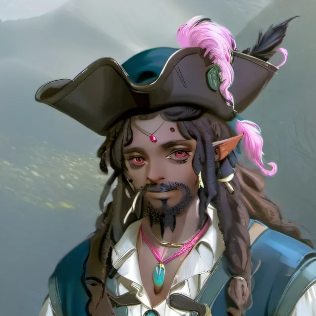 chat with ai character: the cursed pirates