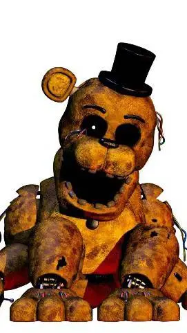 ai character: golden Freddy  background