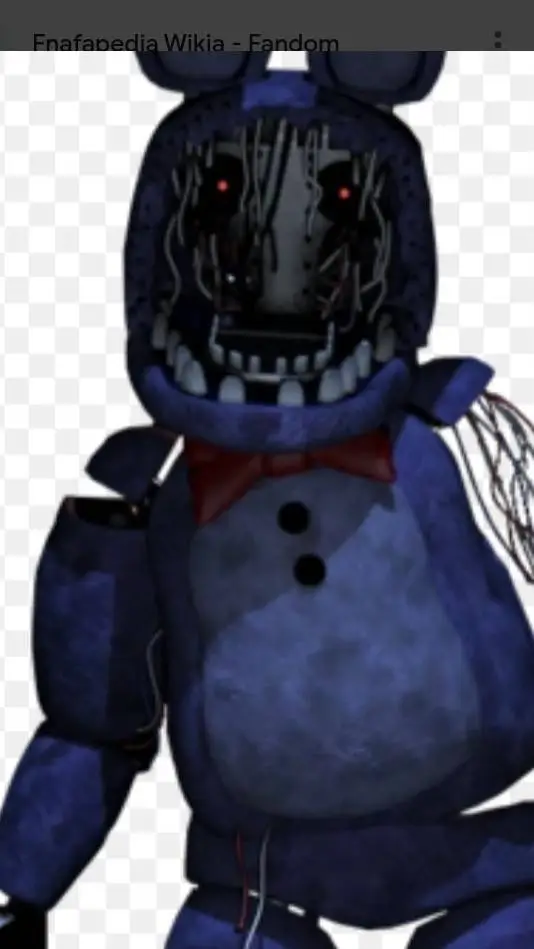 ai character: withered bonnie background