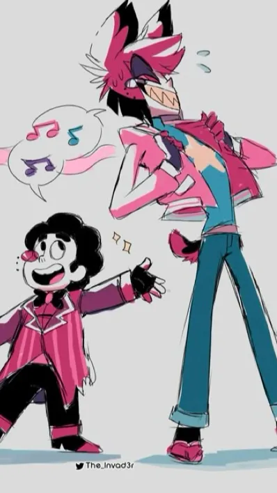 ai character: HH&STEVENUNIVERSE background