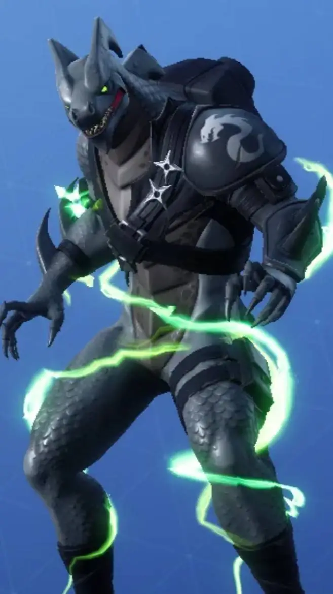 ai character: Gray hybrid  background