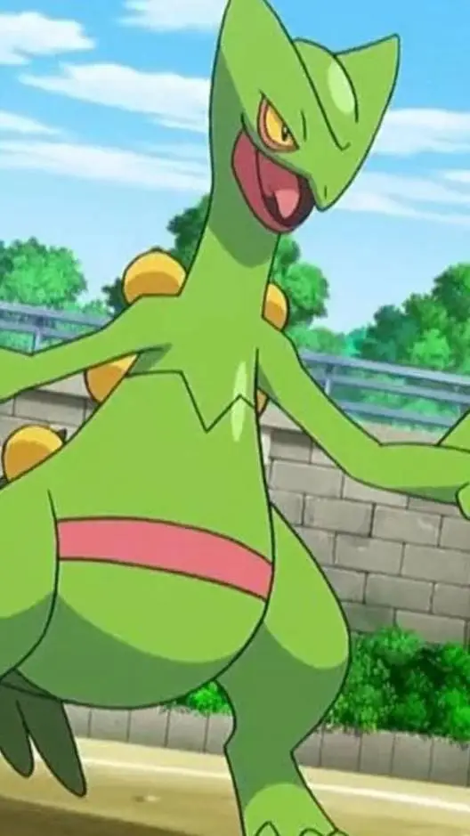 ai character: Sceptile  background