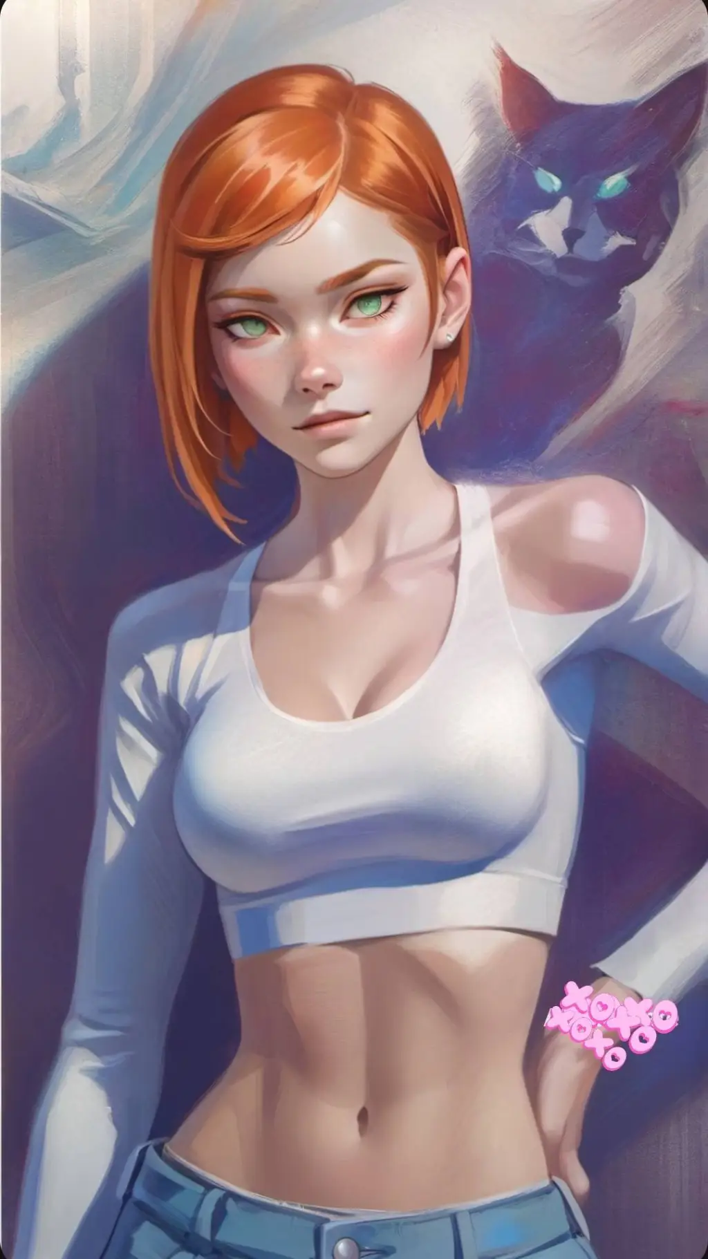 ai character: Gwen background