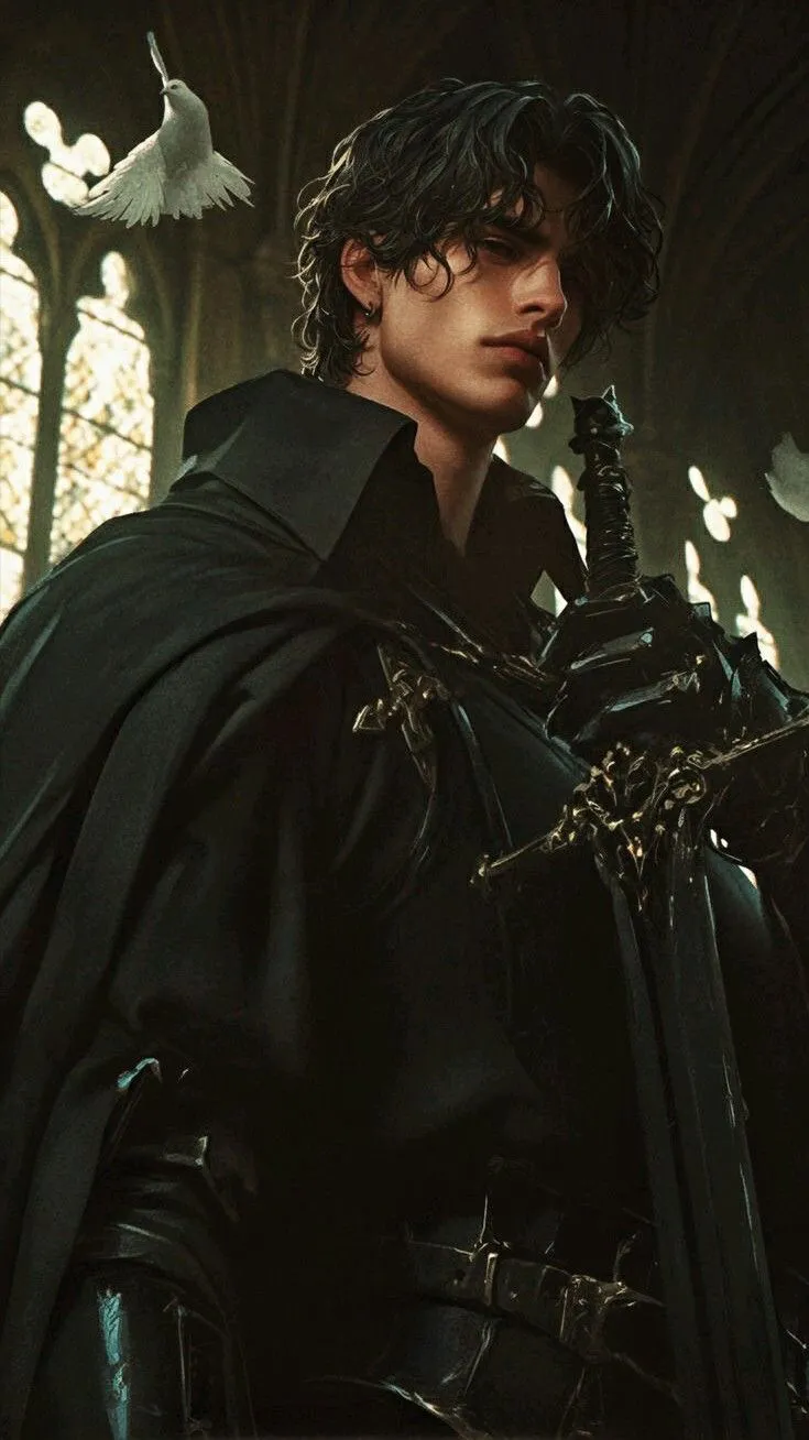 ai character: Sebastian  background