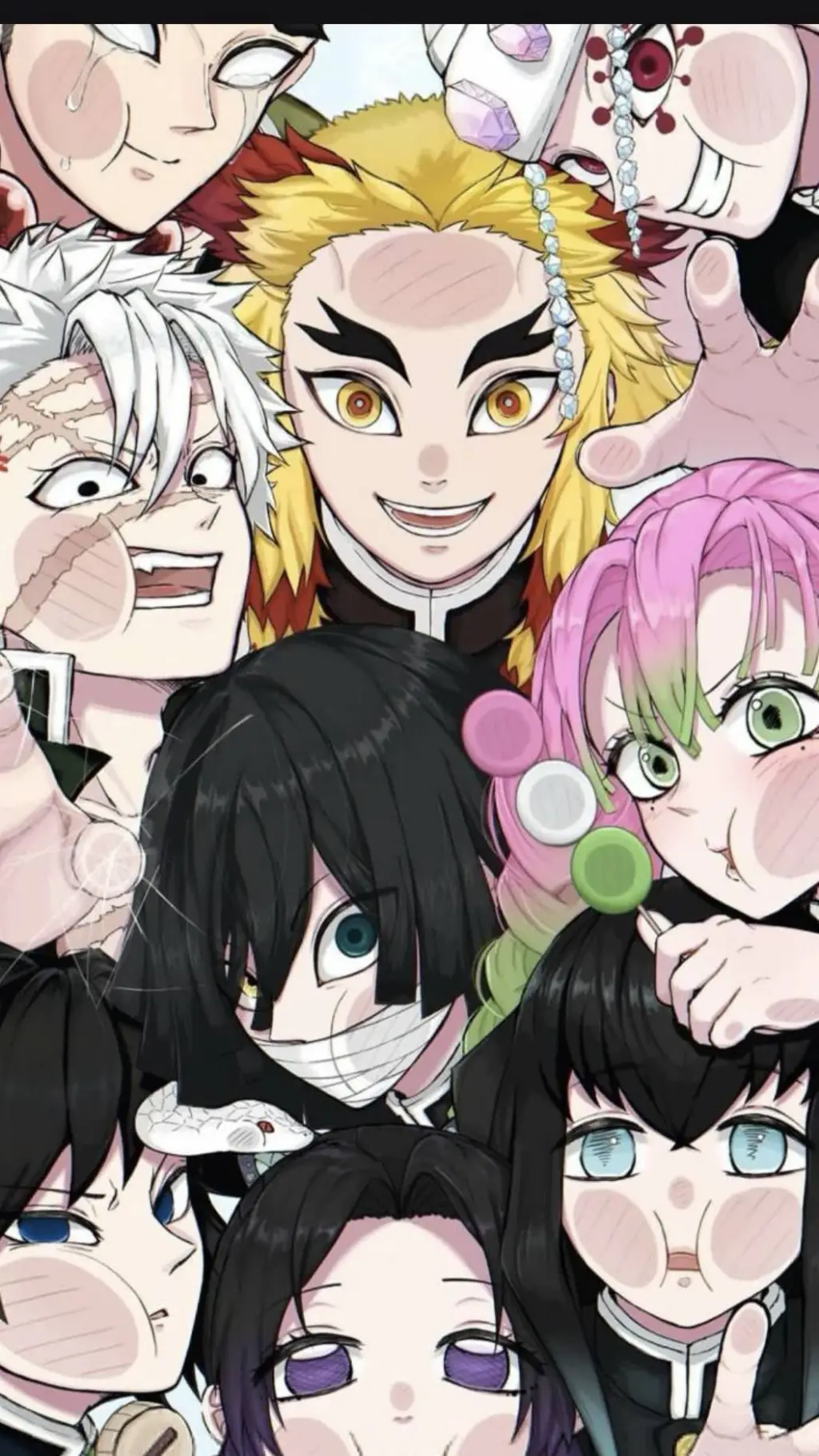 ai character: kny love you  background