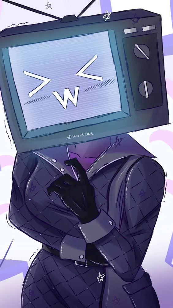 ai character: Tv woman background