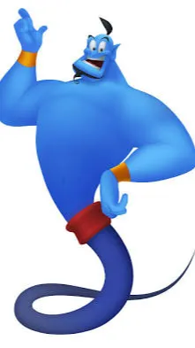 ai character: Genie (Aladdin) background