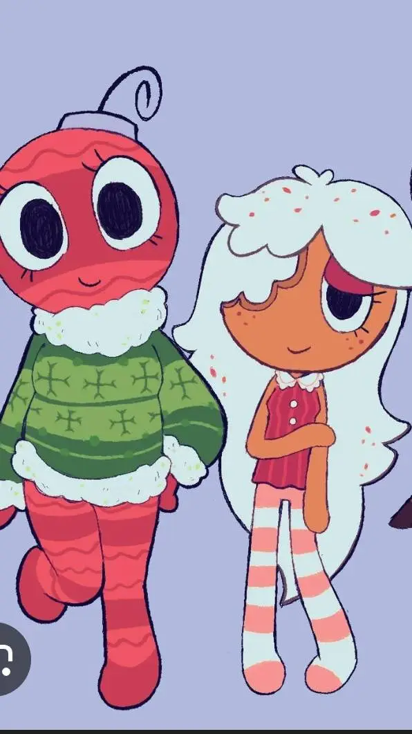 ai character: Ornement Cookie 🍪🎄 background