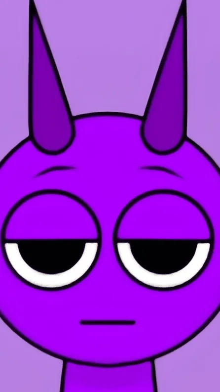 ai character: Durple background