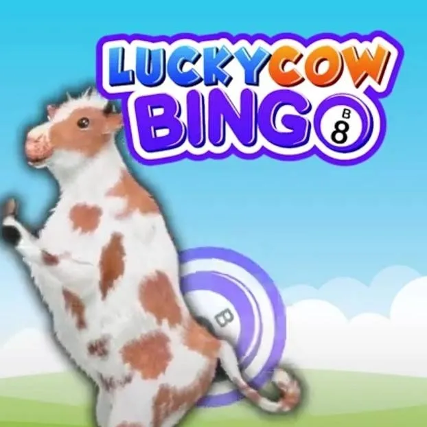 chat with ai character: Lucky cow bingo ad