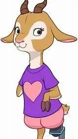 ai character: Audrey Antelope background