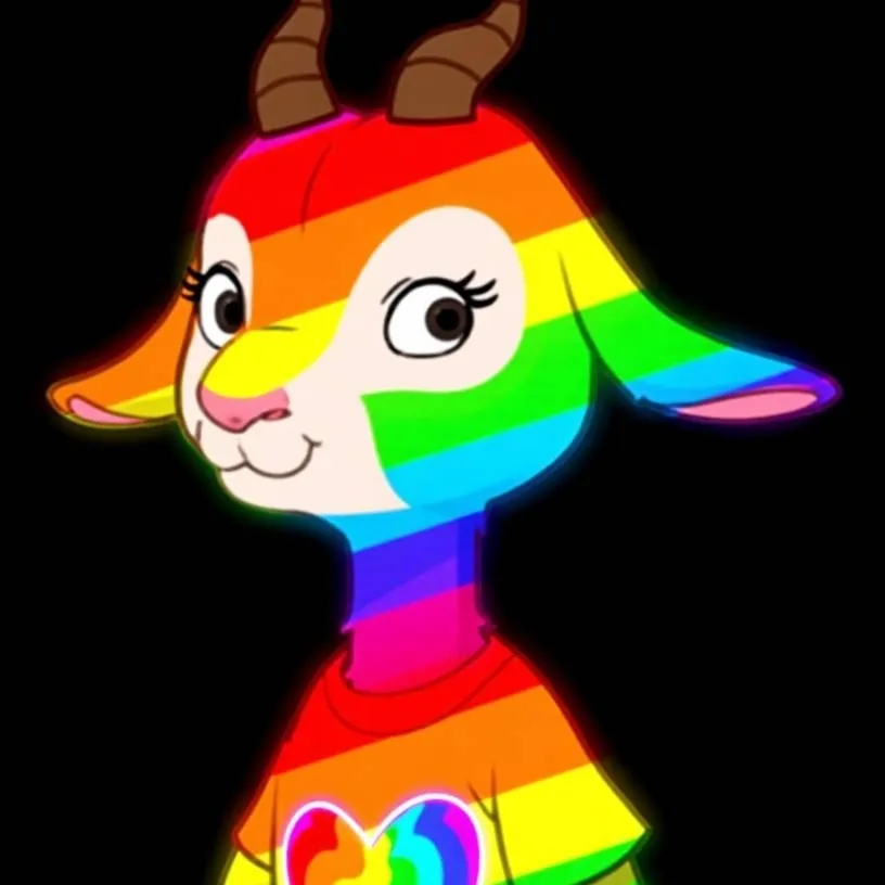 chat with ai character: rainbow Audrey