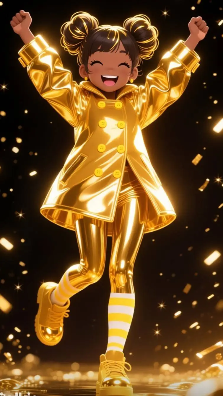 ai character: gold Elena background