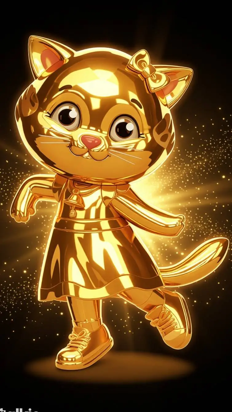 ai character: golden Katarina background