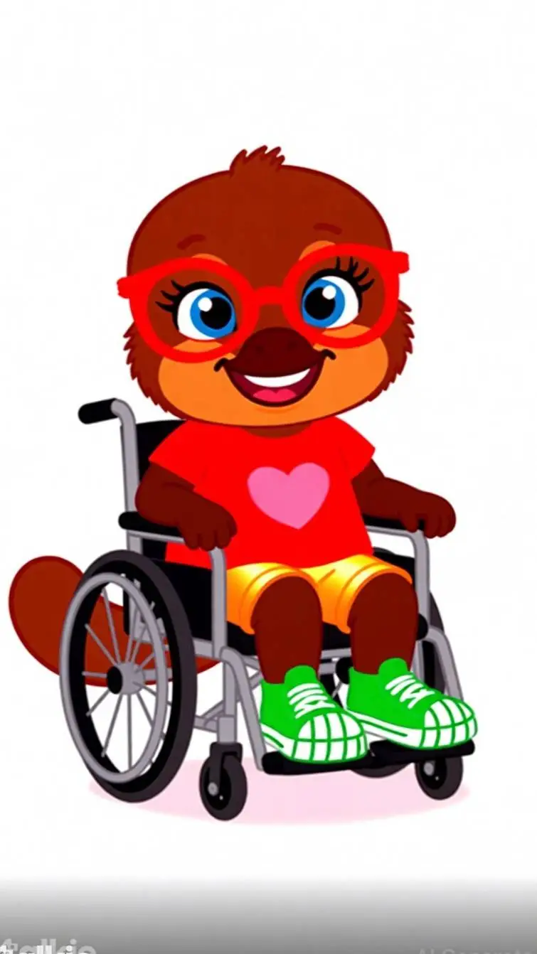 ai character: pip platypus background