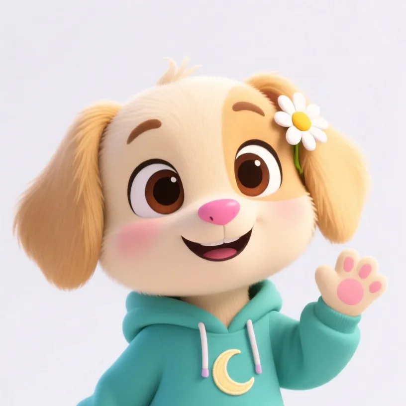 chat with ai character: Amber dog