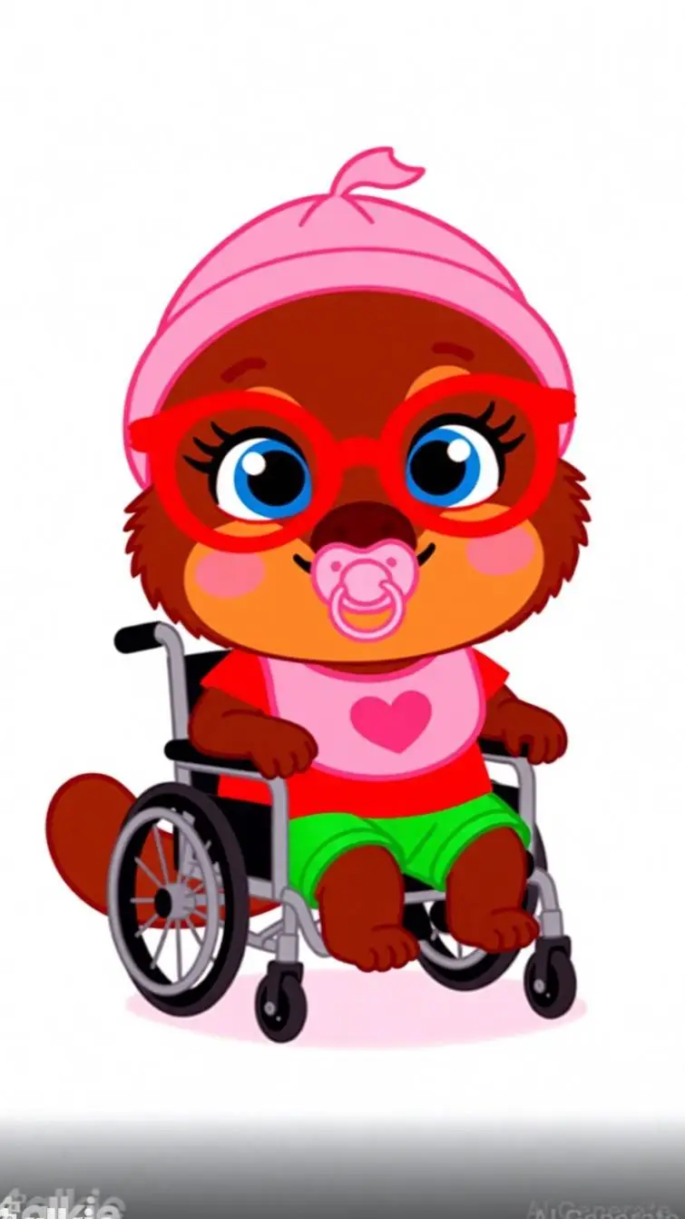 ai character: baby pip background