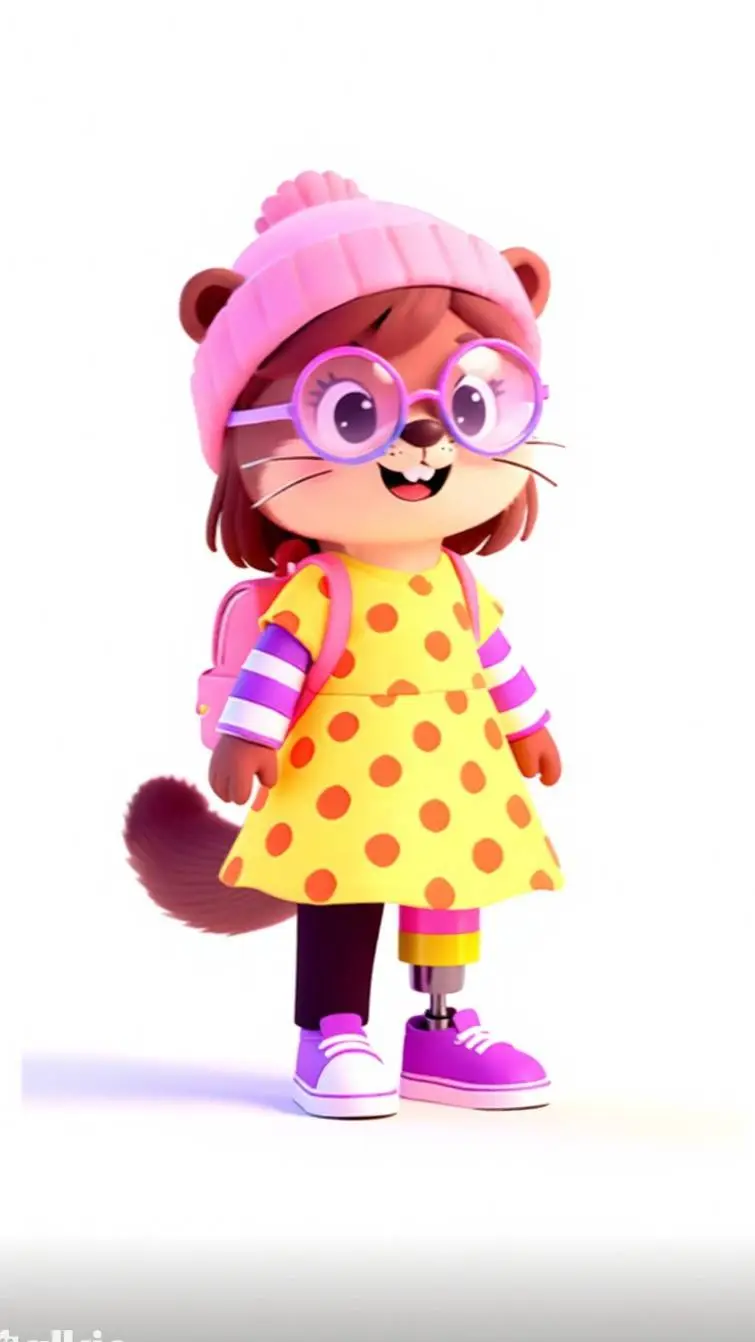 ai character: Maya sea otter background