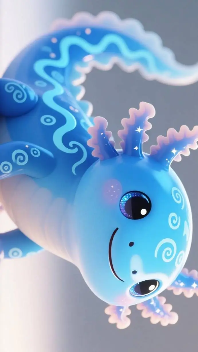 ai character: splashy background