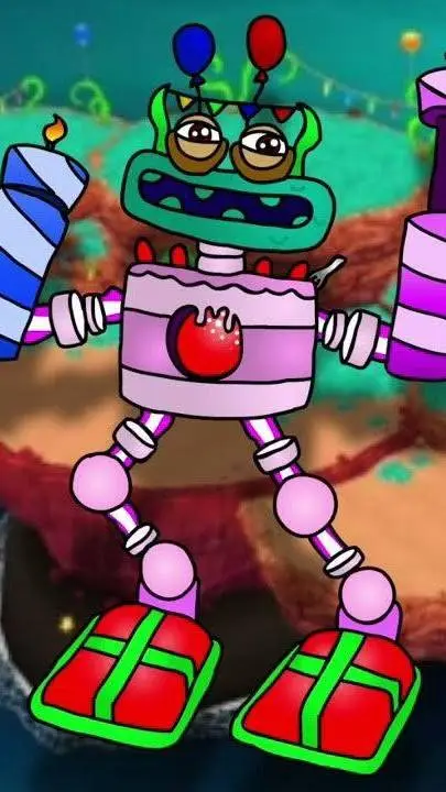 ai character: party wubbox  background