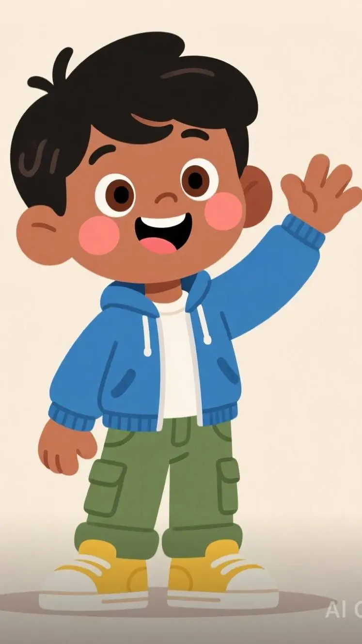 ai character: Roy  background