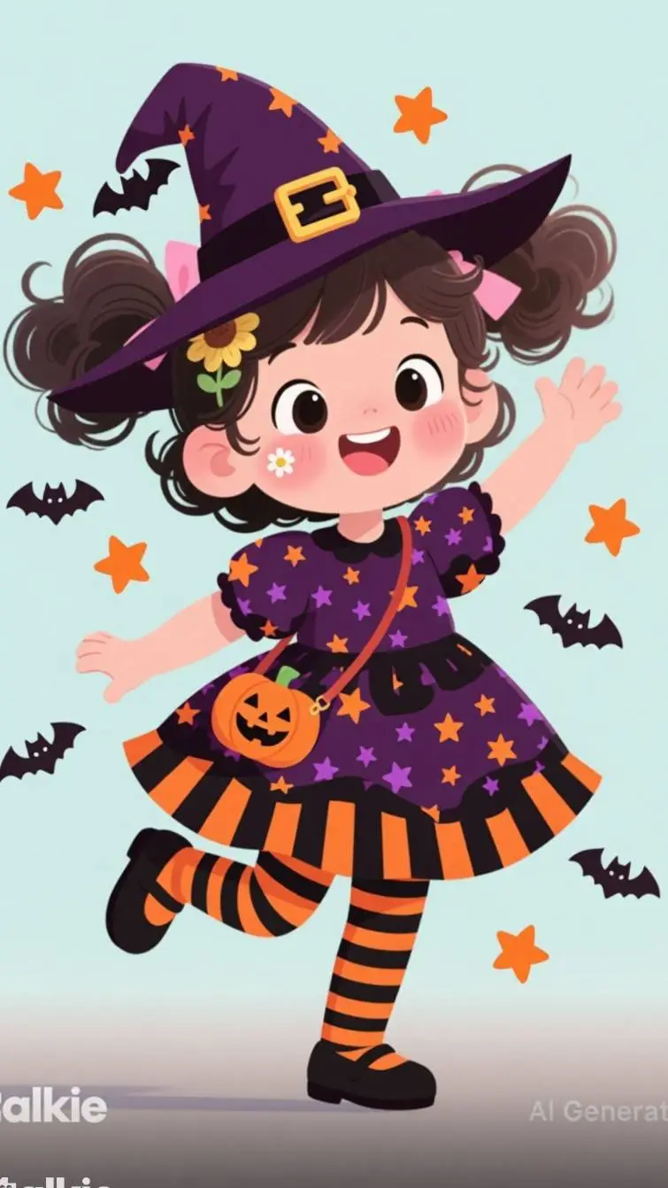 ai character: spooky Kiki background