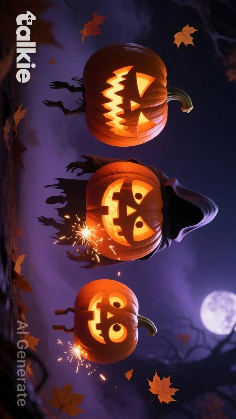 ai character: pumpkin trio background