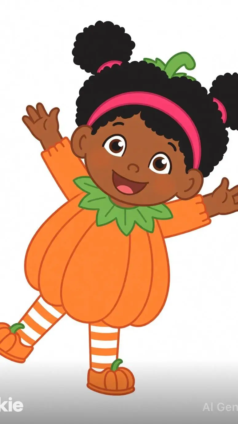 ai character: pumpkin Elena background