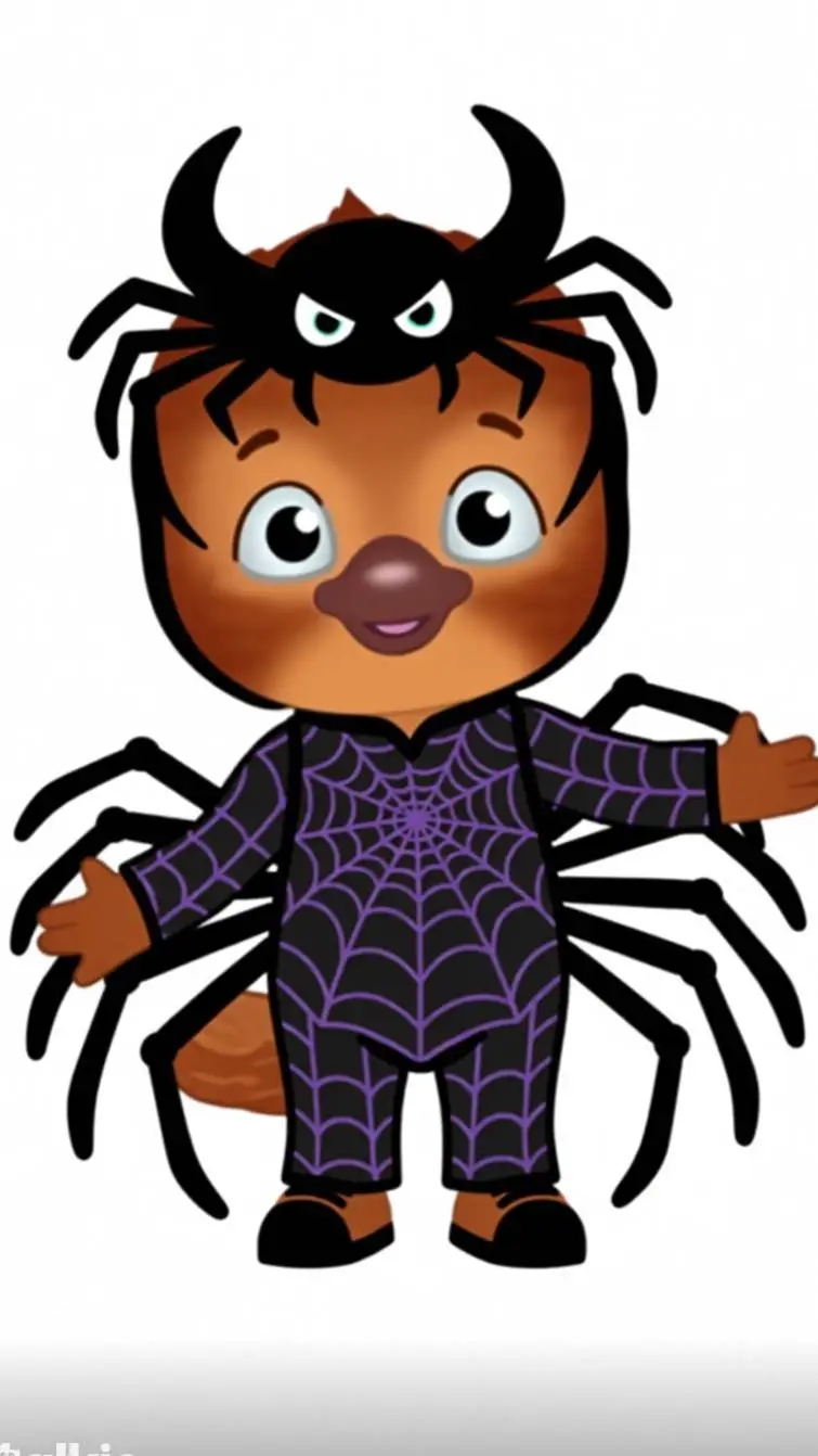 ai character: spooky Leo background