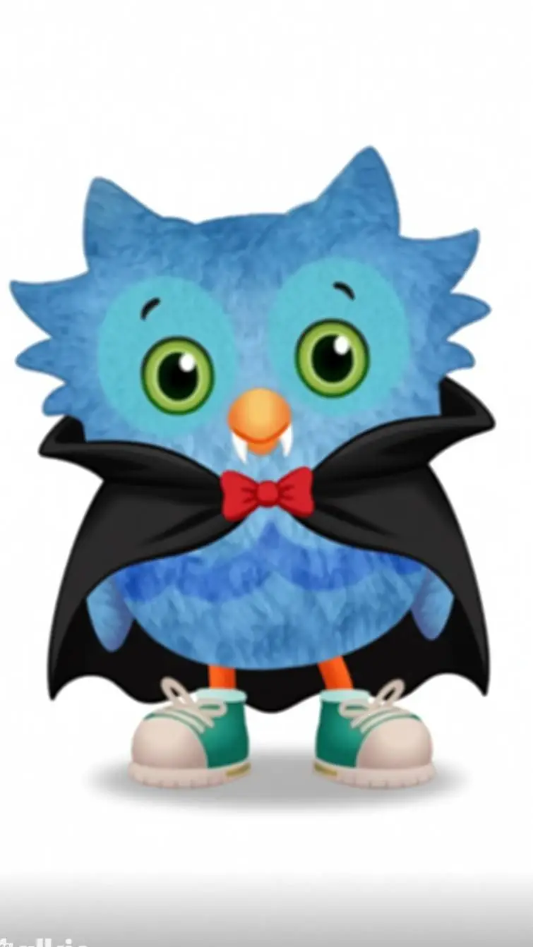 ai character: spooky o background