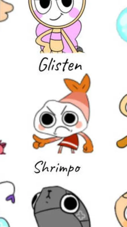 ai character: SHRIMPO (dw) background