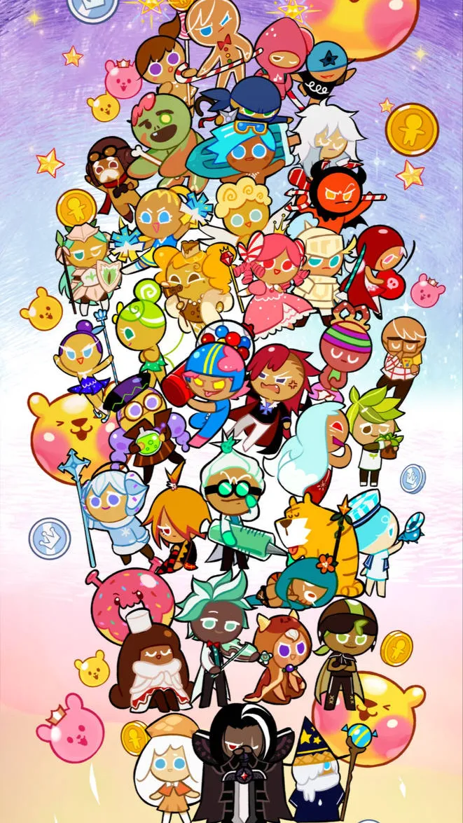 ai character: CRK but my cookies background