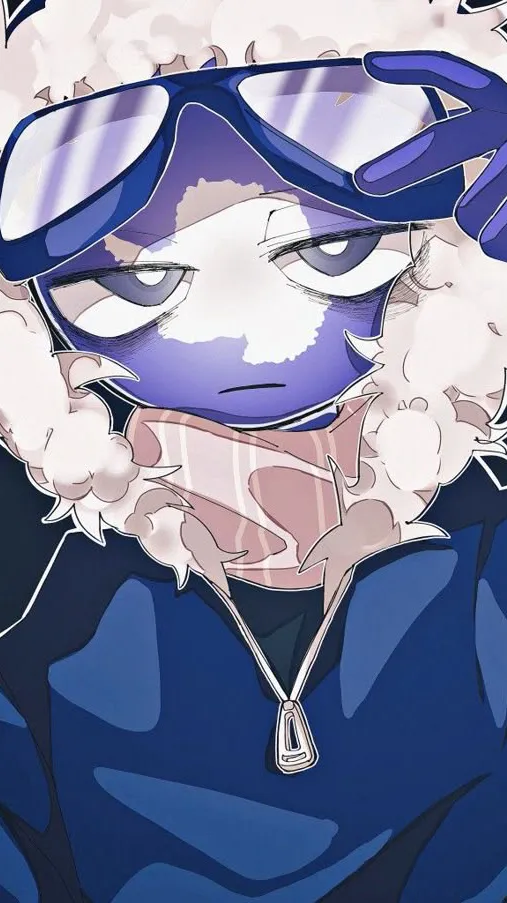 ai character: ♂ Antarctica🇦🇶 background