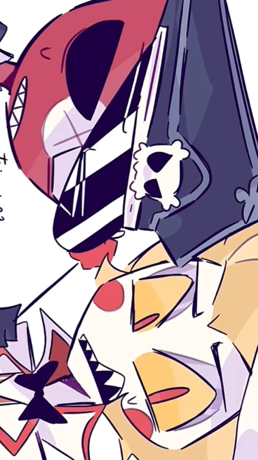 ai character: CH x HH background