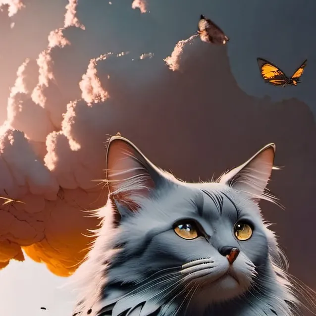 chat with ai character: Shadow the cat